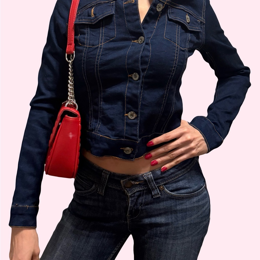 Women's Dark Blue Denim Jeans